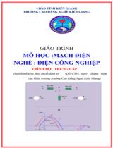 Giáo trình Mạch điện  Nghề Điện công nghiệp- Trình độ Trung cấp 