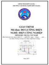 Giáo trình Đo lường điện  Nghề Điện công nghiệp- Trình độ Trung cấp 