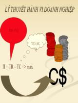 Lý thuyết hành vi doanh nghiệp  hành vi doanh nghiệp