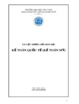 Tiểu luận môn kinh tế quốc tế 