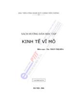 Sách hướng dẫn học tập kinh tế vĩ mô 