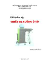 thiết bị xưởng otô 