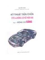 Kỹ thuật sửa chữa Ô TÔ và động cơ nổ Hiện đại_Tập_1 