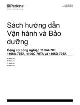 Sách hướng dẫn Vận hành và Bảo dưỡng Động cơ công nghiệp 1106A-70T 
