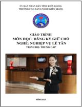 Giáo trình Đăng ký giữ chỗ (TC) Nghề Nghiệp vụ lễ tân. Trình độ Trung cấp  