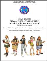 Giáo trình Tâm lý giao tiếp (CĐ)  Nghề Quản trị khách sạn. Trình độ Cao đẳng 