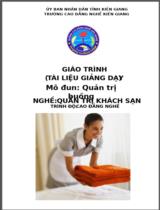 Giáo trình Quản trị buồng (CĐ)  Nghề Quản trị khách sạn. Trình độ Cao đẳng 