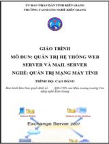Giáo trình Quản trị hệ thống Webserver và Mailserver  Nghề Quản trị mạng máy tính. Trình độ Cao đẳng 
